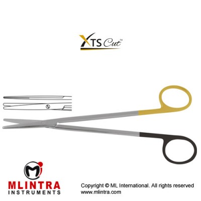 XTSCut™ TC Metzenbaum Dissecting Scissor Straight Stainless Steel, 20.5 cm - 8"